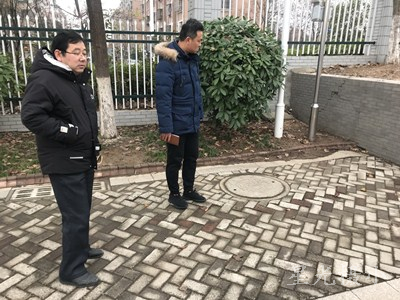 对全校范围的各大安全隐患点和卫生死角点进行逐一排查。.jpg