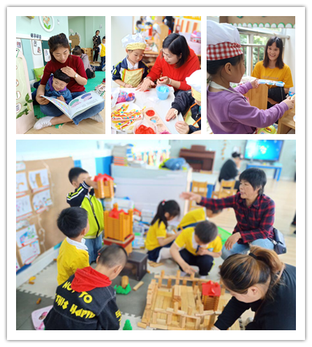 【乐活龙幼】大手拉小手，成长心连心                    ——记靖安幼儿园家长开放日活动