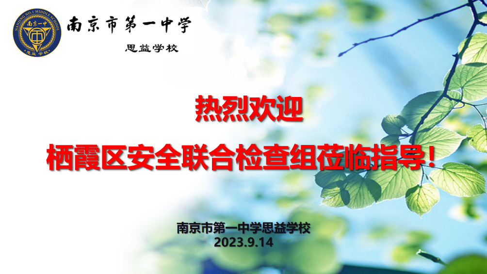 安全第一，防患未然——我校迎接栖霞区校园安全联合检查_html_57715c10.png