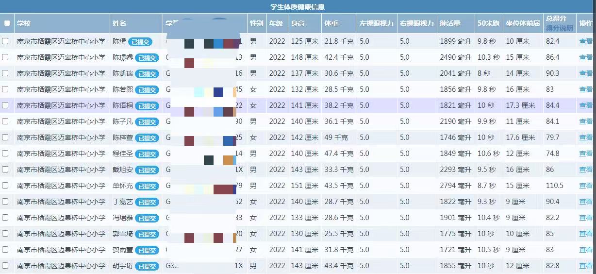 南京市迈皋桥中心小学学生体质健康、近视率排名_html_m7349e099.jpg