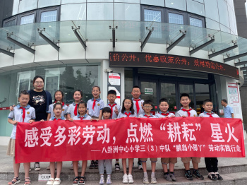 【善上洲小】感受多彩劳动，点燃“耕耘”星火  ——八卦洲中心校三（3）中队“鹂岛小脚丫”南京银行劳动体验活动