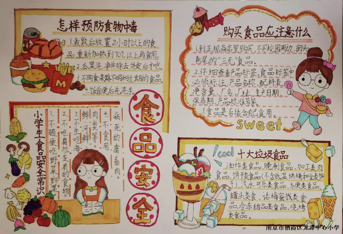 【雅韵靖小】争做食安小卫士 ——靖安小学举办“争做食安小卫士”手抄报比赛