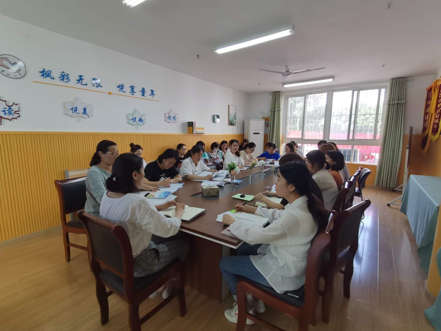 【枫香栖幼】严把防控关  护航开园路 ——栖幼红枫园开学工作布置会及安全、疫情防控要点培训会