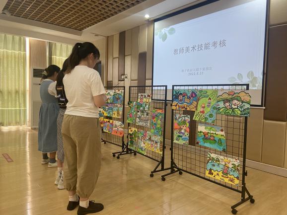 20220531【园区动态】下庙园区：“画纸展技能，笔尖亮风采”——教师美术技能考核_html_m3346d6e7.jpg