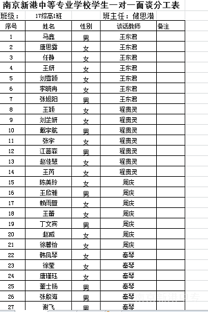 【活力新港】一对一面谈，心与心靠近