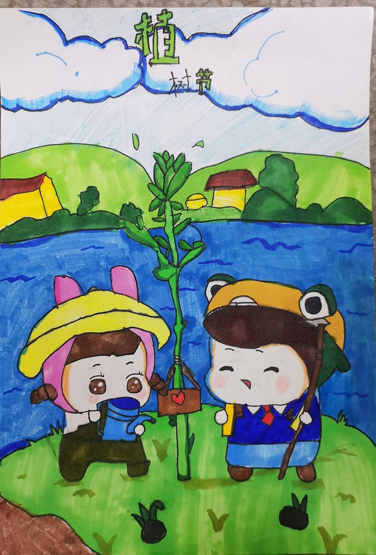 【雅韵先锋·团队活动】爱绿护绿，我们在行动！——靖安小学开展植树节主题系列活动