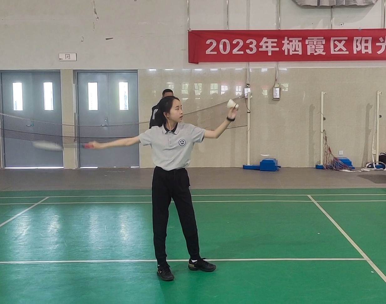 【博学广志】超越自我 无“羽”伦比——金陵小学广志路校区参加栖霞区阳光体育节校园羽毛球比赛_html_1dfd69e9.jpg