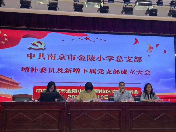 【桂山夜话】中共南京市金陵小学党总支部增补委员及新增下属党支部成立大会_html_7da5ec56.jpg