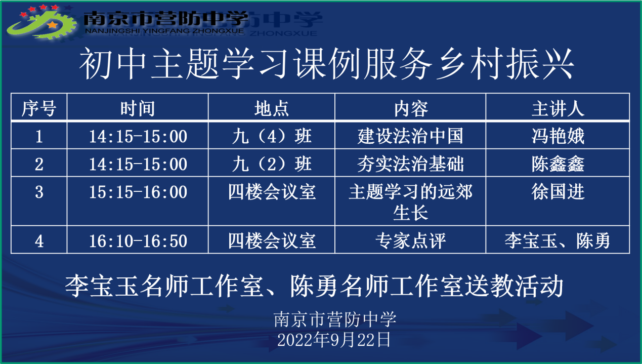 【尊荣营中】主题学习 服务乡村 ——区道德与法治主题学习课例研讨活动在营防中学举行