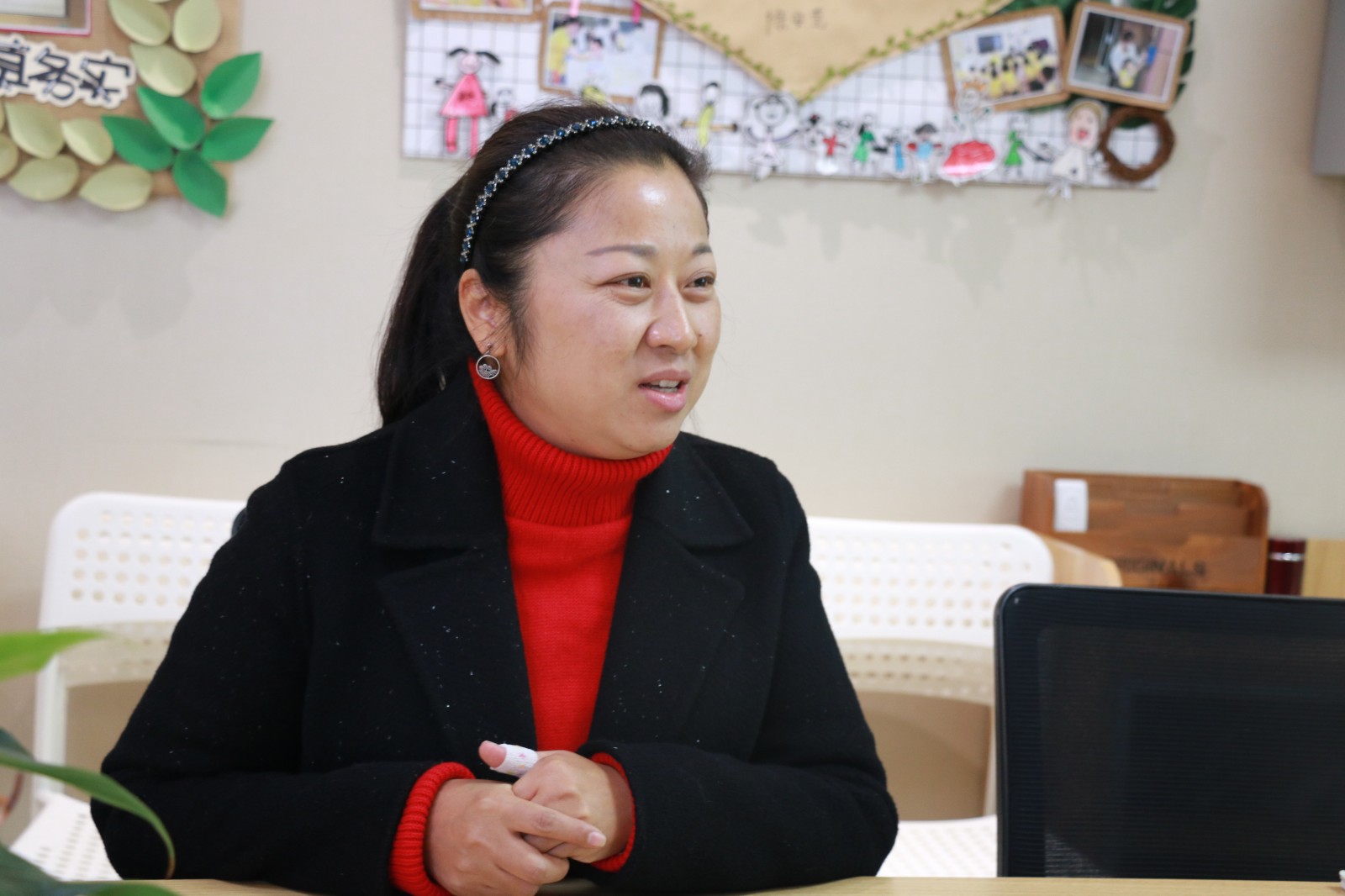 葛园长与新教师温暖谈话.JPG