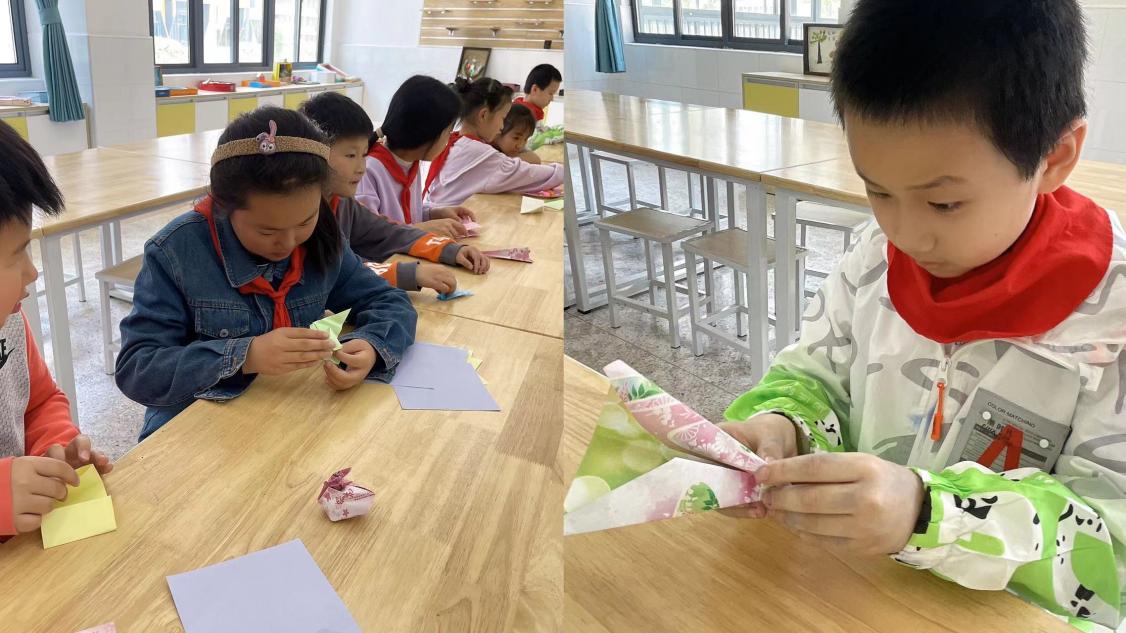 【正学丁三】巧手润心 御苑迎新——丁家庄第三小学“艺之独秀”嘉年华活动“御”苑中期考核活动侧记_html_62aa794b.jpg