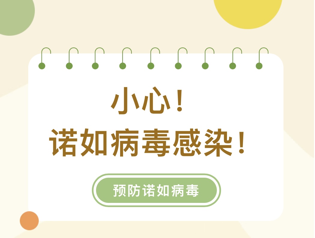 （乐动马幼）【卫生保健】小心！诺如病毒感染！
