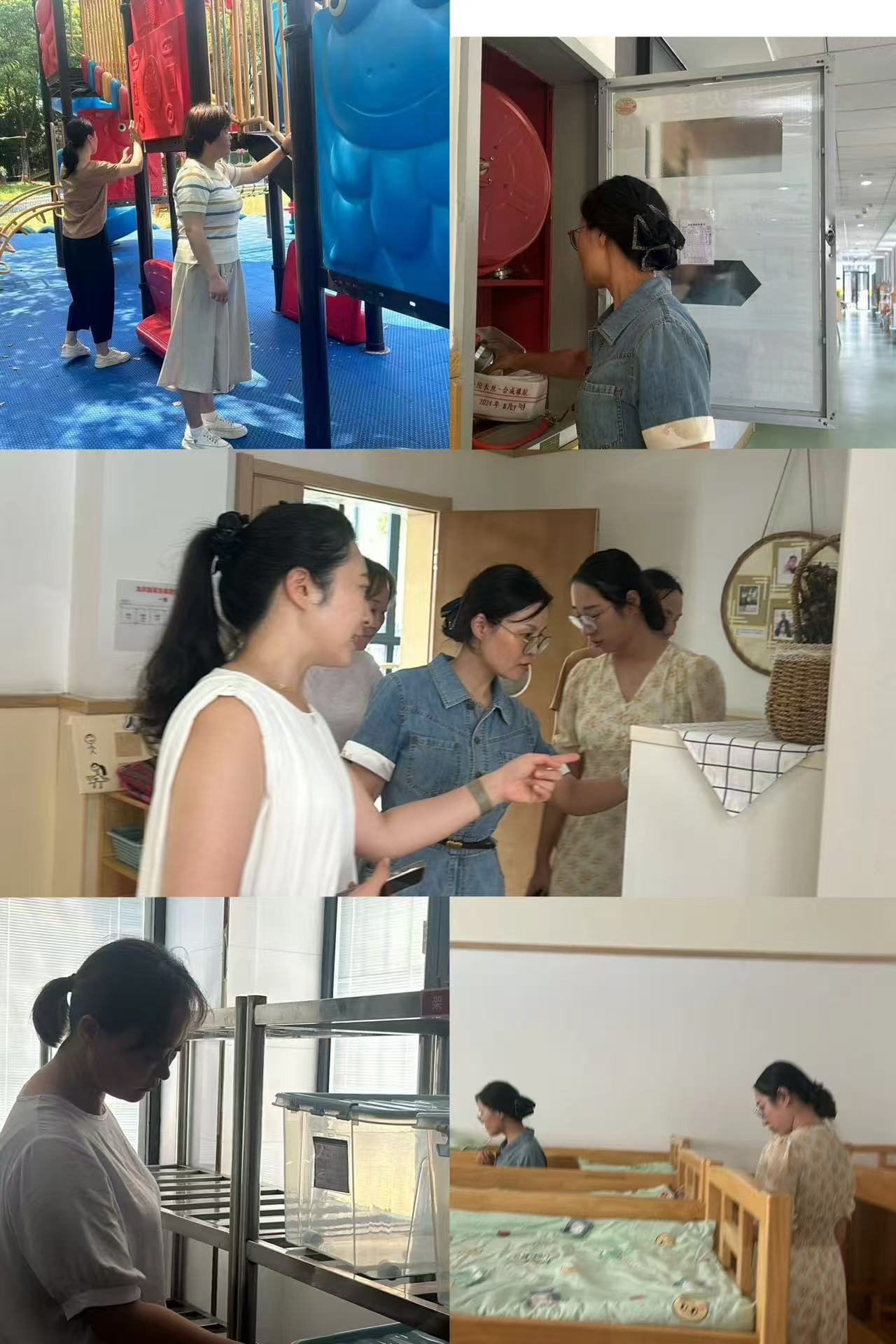 【乐活龙幼 安全第一】细排查·除隐患·保安全——记龙潭幼儿园开学前安全大检查工作