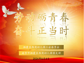 【灵动西幼】劳动砺青春，奋斗正当时  ——记西岗幼儿园劳模工匠进校园暨西岗幼儿园团支部主题团课活动