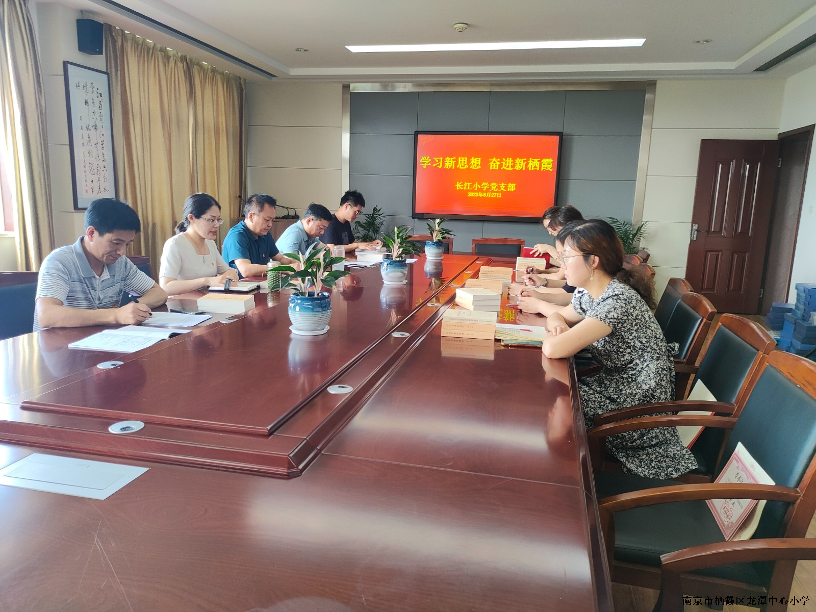 【江韵先锋】学习新思想 奋进新栖霞——长江小学主题党日活动