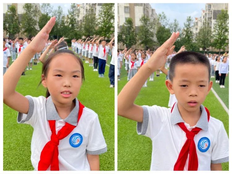 【灵美龙小&middot;江畔】讲文明爱劳动 筑新梦跃新程——龙潭中心小学江畔人家分校举行2023年秋季学期开学典礼暨入学仪式_html_128e097a.jpg