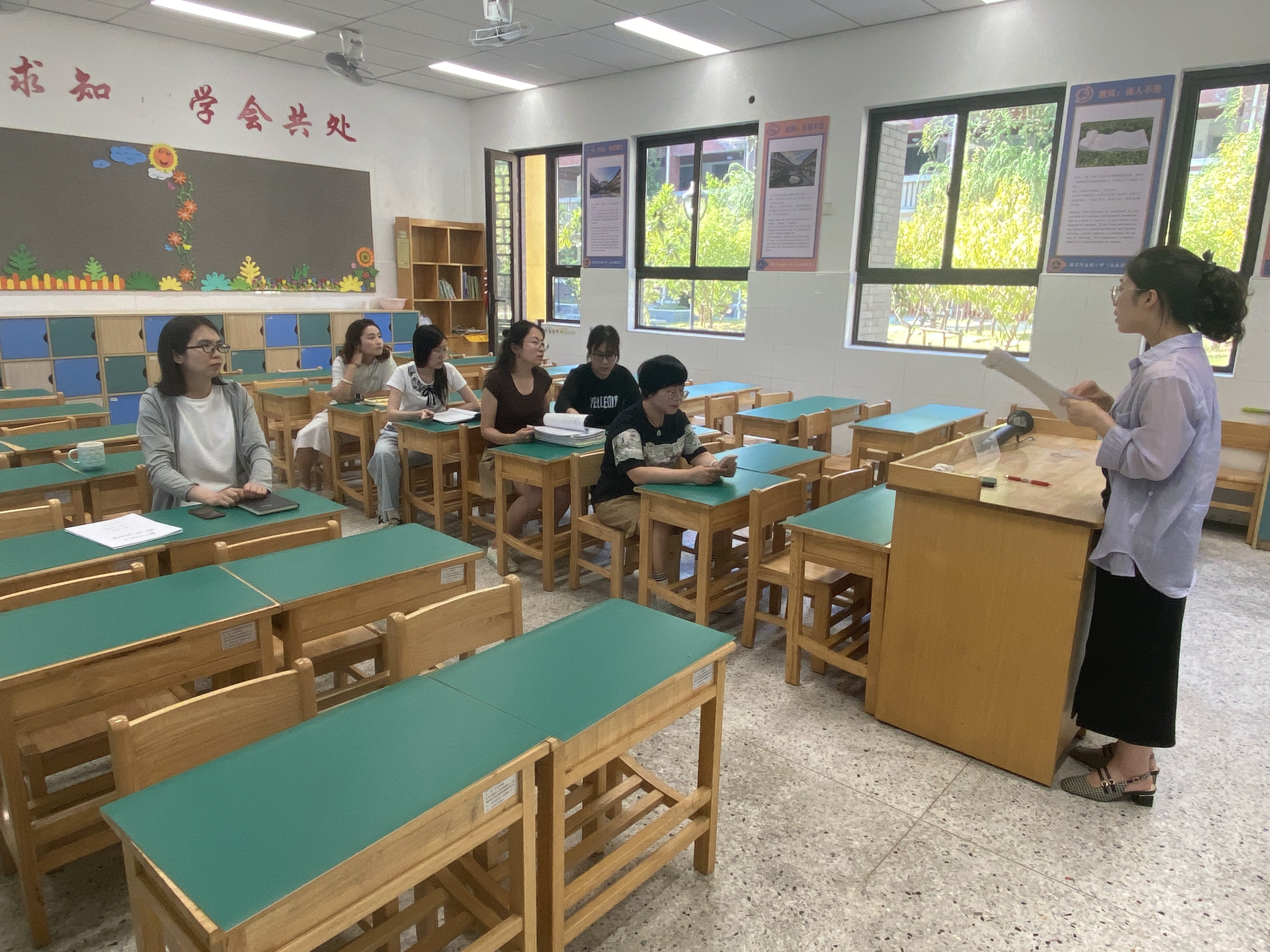 【湖畔·队伍建设】立足新起点，开启新征程——记英语组新学期校本教研_html_m408a9952.jpg