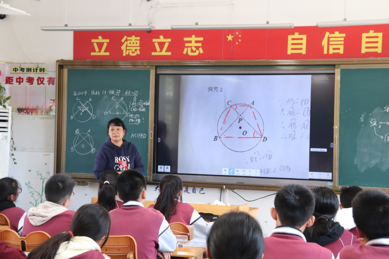 【尊荣营中】激活思维 高效复习  -----营防中学开展东部共同体九年级数学研讨活动