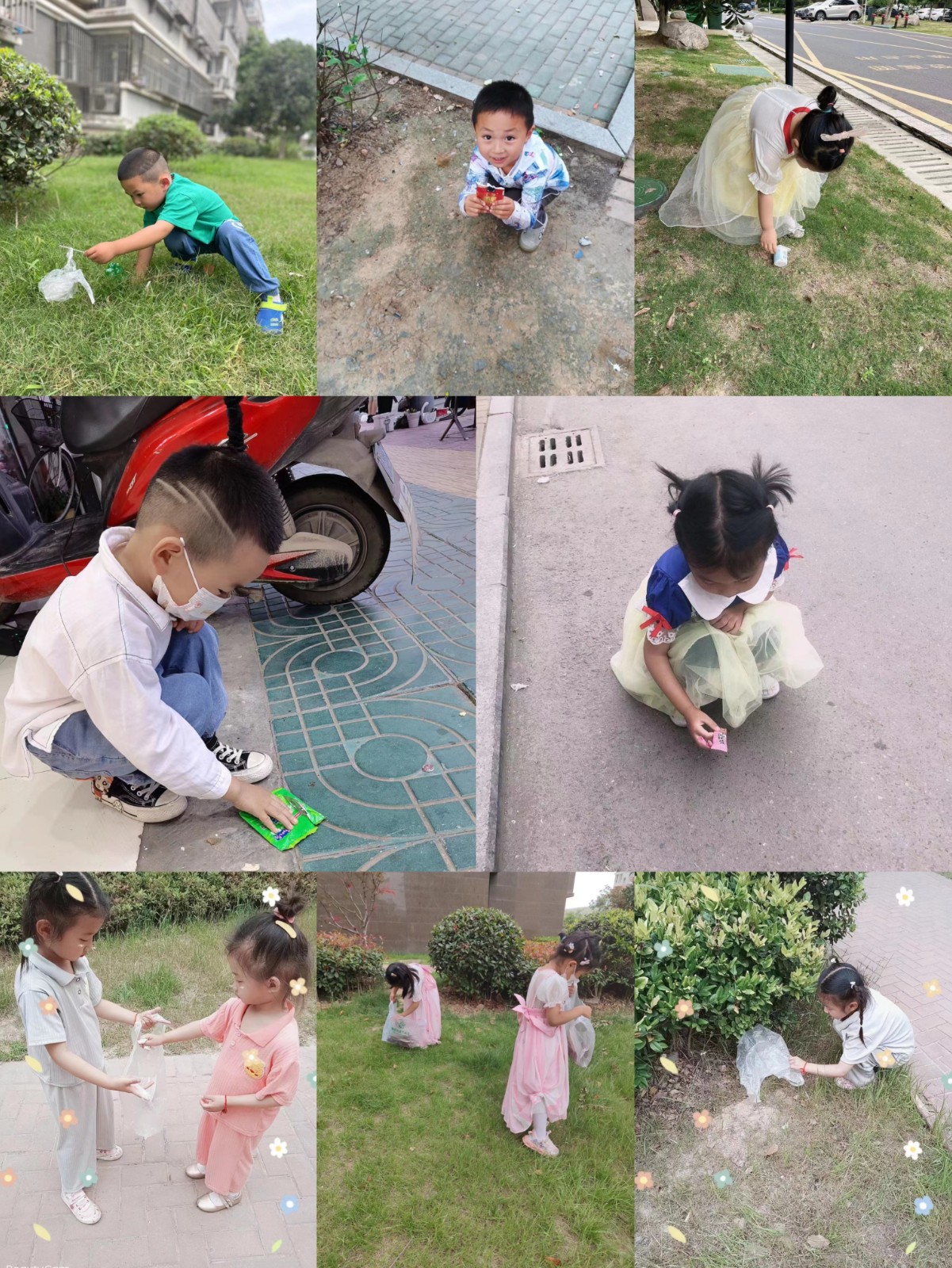 【乐活龙幼】保护环境，从点滴做起 —记龙潭幼儿园靖安分园小班组社区活动