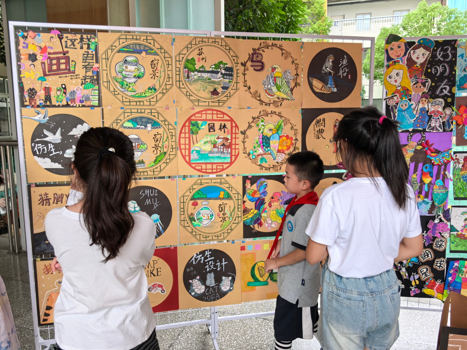 【星光摄小】童心绘国粹 妙笔展风华——摄山星城小学天佐路分校2024-2025学年第二学期课堂美术作业展