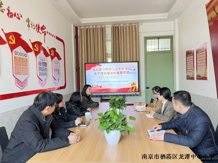 【江畔先锋】认真学习贯彻习近平总书记关于党的建设的重要思想——龙潭中心小学江畔人家分校党支部冬训系列学习活动（二）