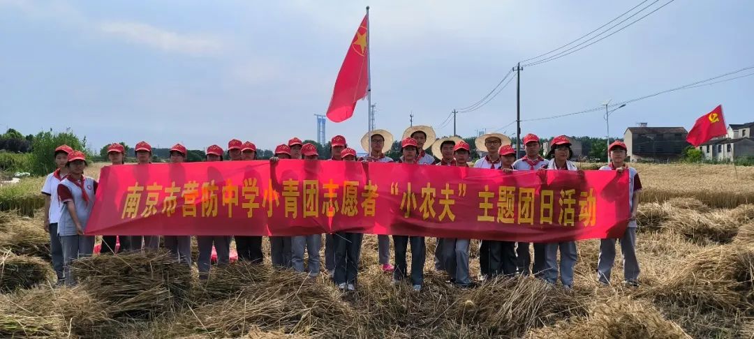 【营中小青团】——南京市营防中学开展“小农夫”主题团日活动