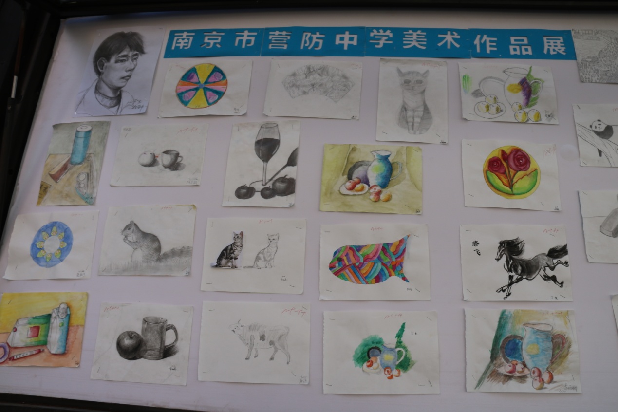 【尊荣营中】用美的视角看世界 ——营防中学开展校园文化艺术节——“美术作品展”评比活动