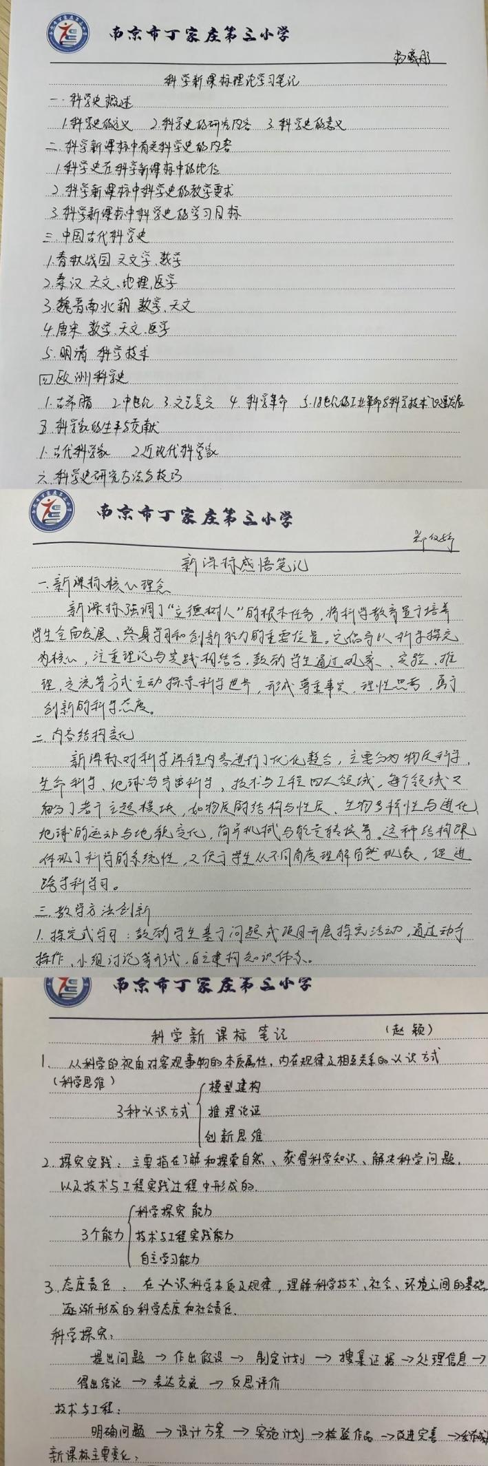 【正学丁三·教学】研读新课标 创新助教学——南京市丁家庄第三小学科学组新课标学习活动侧记_html_m3962d27b.jpg
