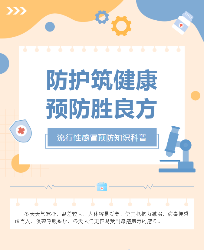 【卫生保健】预防流感，守护健康