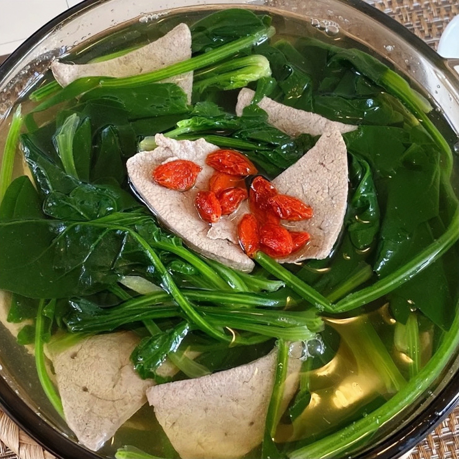 菜秧猪肝汤.JPG