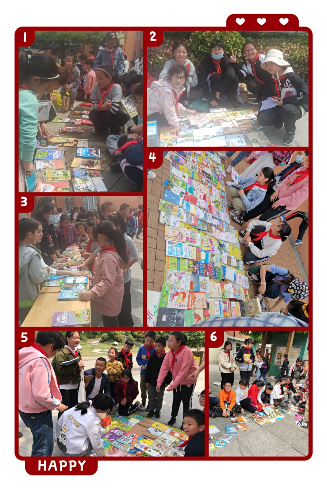 同学们摆摊卖书.jpg