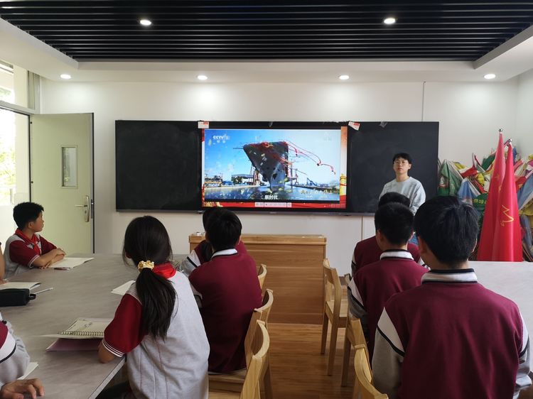​【团学时空】南京市营防中学召开共青团员“四史”学习会（四）