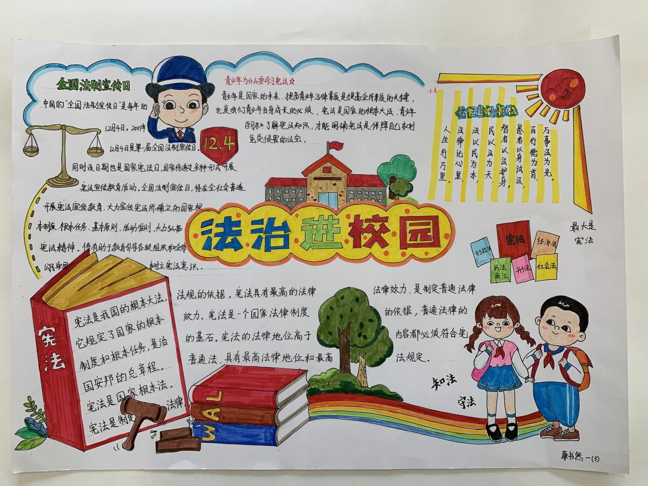 “八个一”致敬第八个国家宪法日——附中仙小南邮校区开展宪法宣传周活动总结_html_m73b275ec.jpg