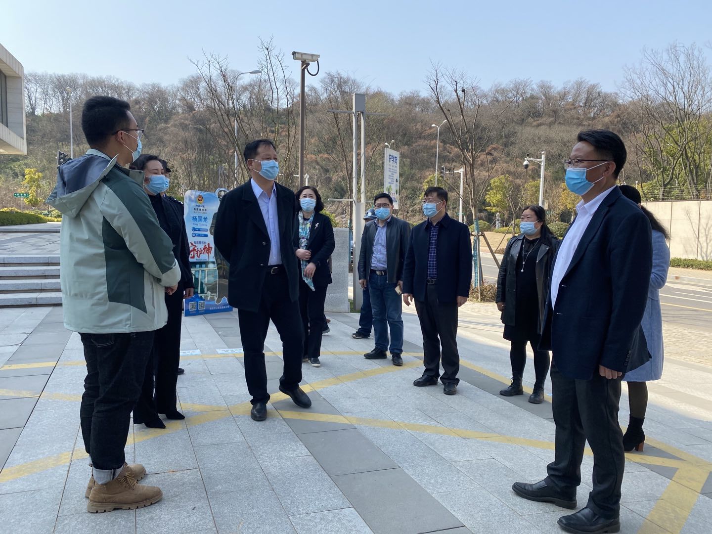 【枫香栖幼】栖霞幼儿园翡翠天域园迎接市教育局开学工作检查