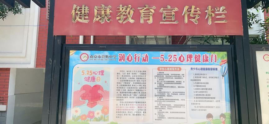 【尊荣营中】心向阳光 健康成长——南京市营防中学2025年心理健康教育月活动