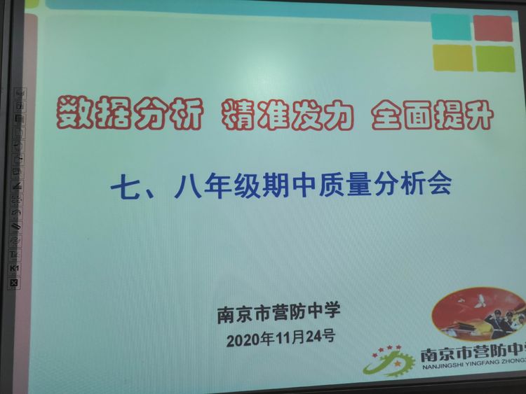 【尊荣营中】数据分析 精准发力 全面提升 ——七、八年级期中质量分析会