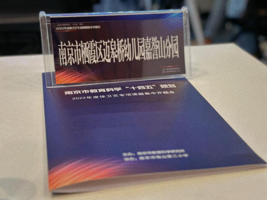 【生命迈幼&middot;教育科研】迈幼嘉誉山分园“南京市教育科学‘十四五’规划体卫艺专项课题”开题啦！_html_3fcabb5e.jpg