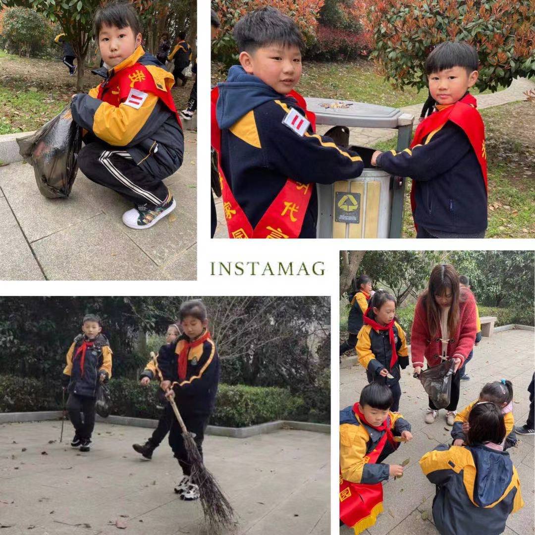 【养正颐小】环保树新风，志愿学雷锋  ——中电颐和家园小学三月学雷锋活动