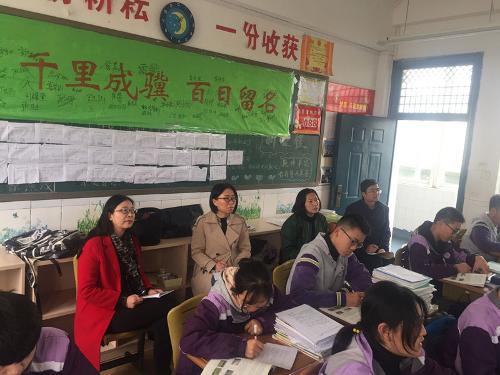 进校引导，组内合作，将中考一轮复习引向深入  ——记栖霞区教师发展中心莅临我校进行教学视导