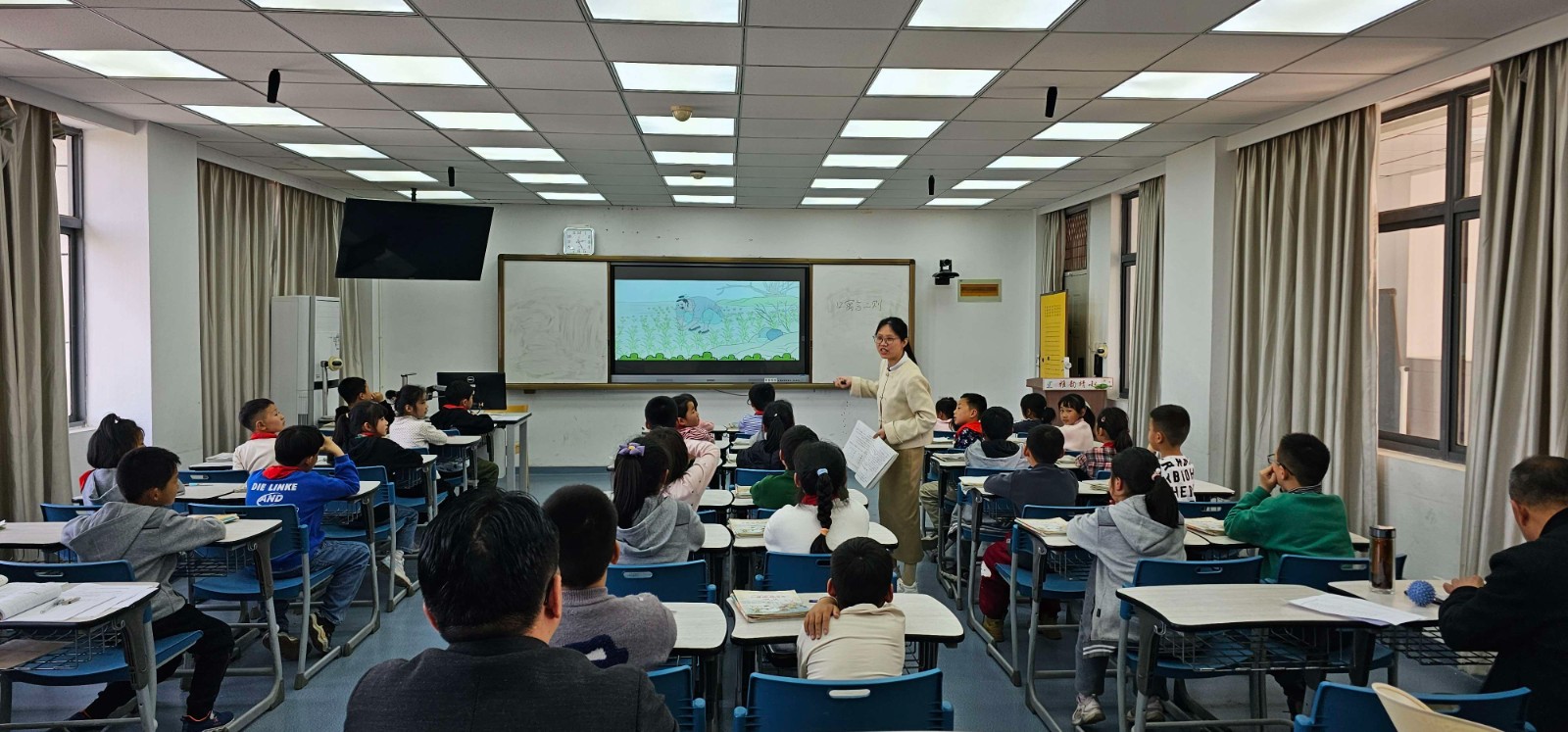 【雅韵靖小】细“研”踏歌行，一路幸福花——靖安小学语文组4月份校本教研活动记