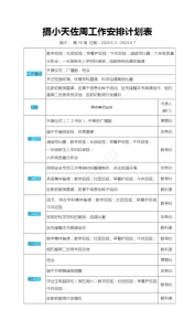 2023-2024学年摄小天佐第2学期第16周工作安排