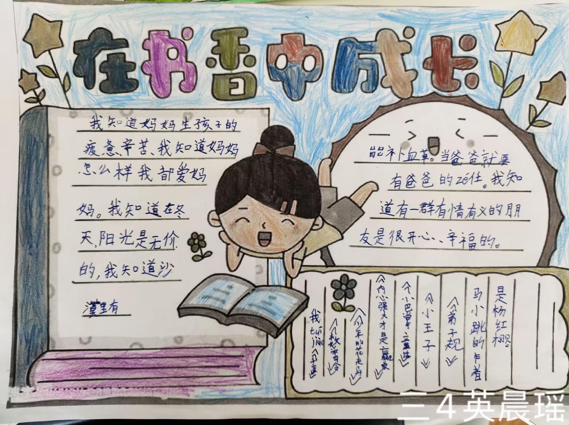 【花港一小】“悦读成习惯 书香润心灵”花港一小第十四届读书节系列活动（三） ——中年级读书小报制作