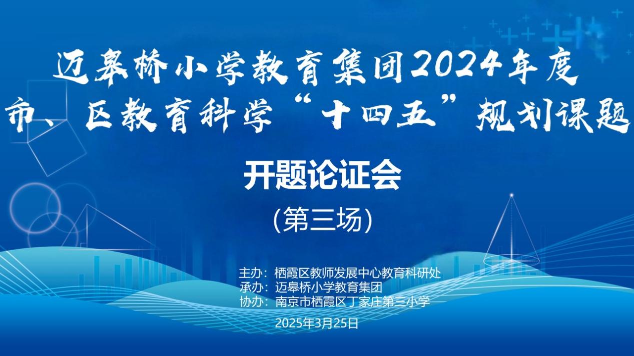 【正学丁三·教科研】开题聚智 研途启新——迈皋桥小学教育集团2024年度栖霞区教育科学“十四五”规划课题开题论证会_html_2cfec915.jpg