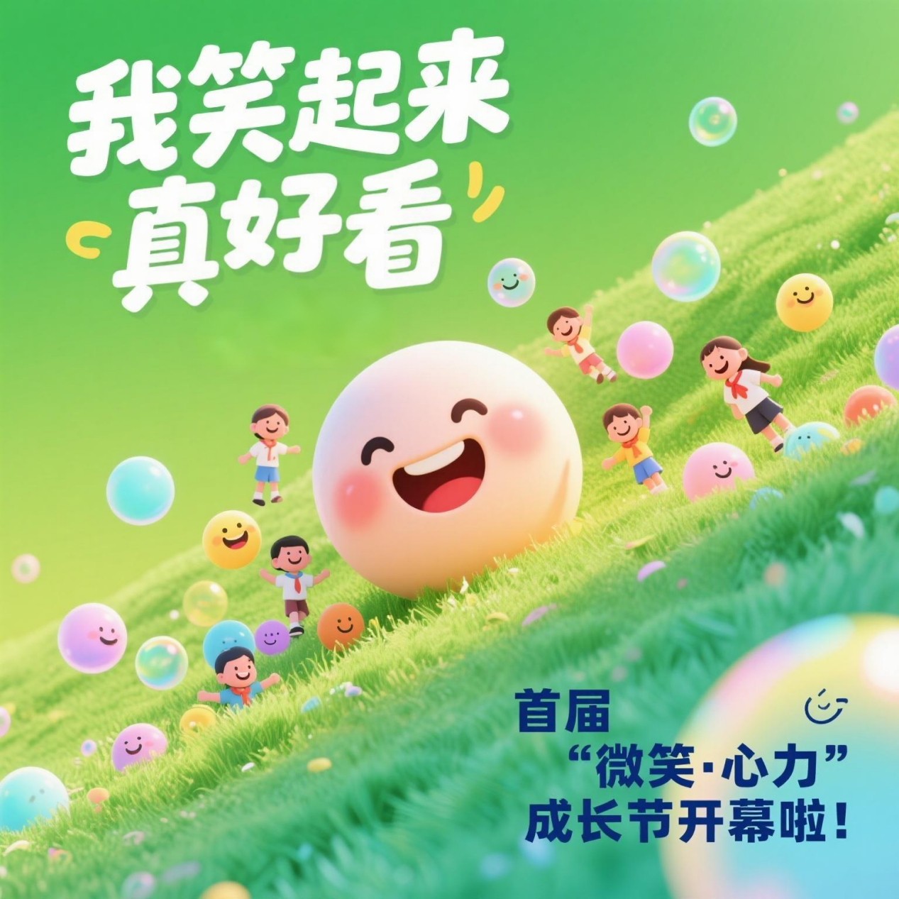 【大爱青秀·心育】品格提升∣我笑起来真好看！--青小心理健康月暨首届“微笑·心力”成长节开幕啦！