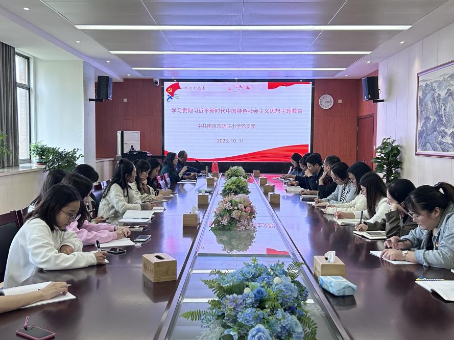【知行晓庄】学于漪精神 守教育初心——南京市晓庄小学党支部书记讲党课