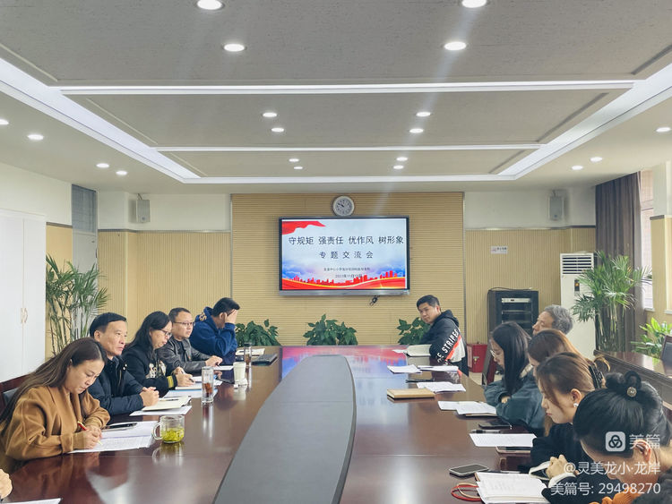 【灵美龙小·党建】守规矩 强责任 优作风 树形象——龙潭中心小学龙岸花园校区党支部专题学习_html_m56e9ed5b.jpg