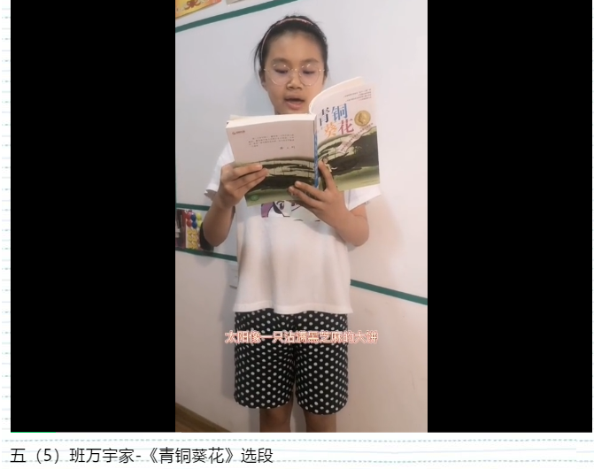 【悦群燕小】经典润心灵 悦读伴成长 ——五年级暑期阅读展示