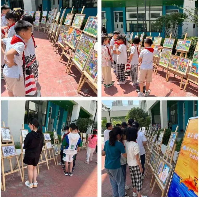 【悦群燕小 友学课堂】童心绘生活——燕子矶中心小学第五届美术校园艺术节作品和线描社团作品联展