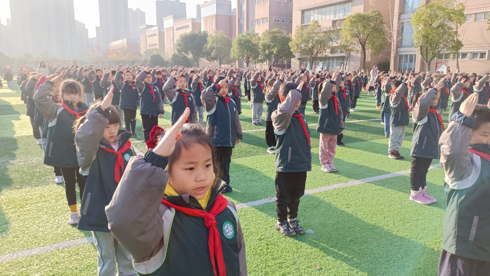 【花港一小】好习惯，伴成长 ——花港一小第十四周升旗仪式