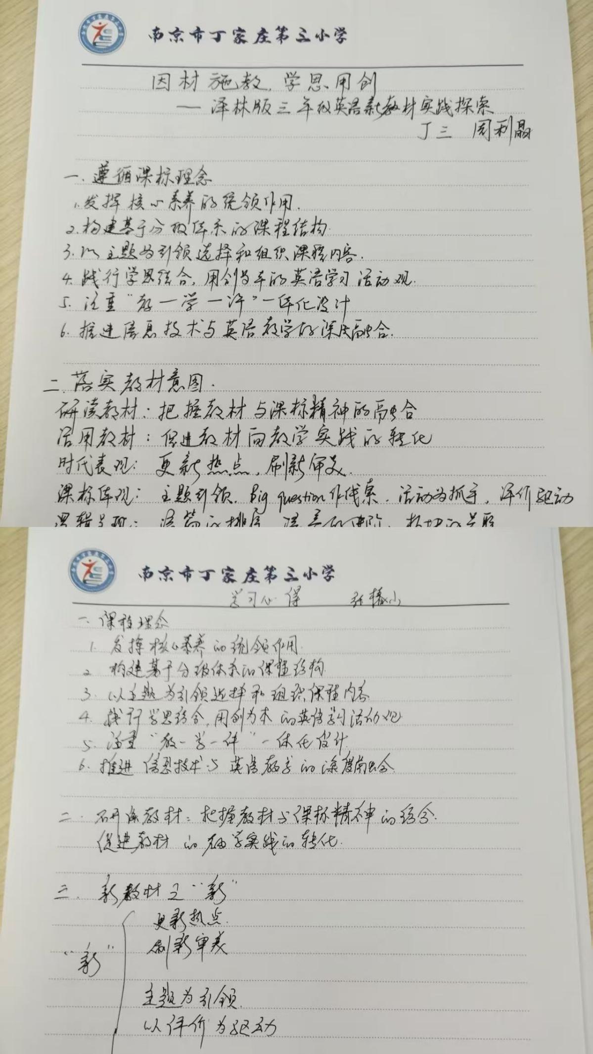 【正学丁三·教学】共研共进，赋能成长——南京市丁家庄第三小学英语组第二次集体备课活动侧记_html_m5e0546d7.jpg